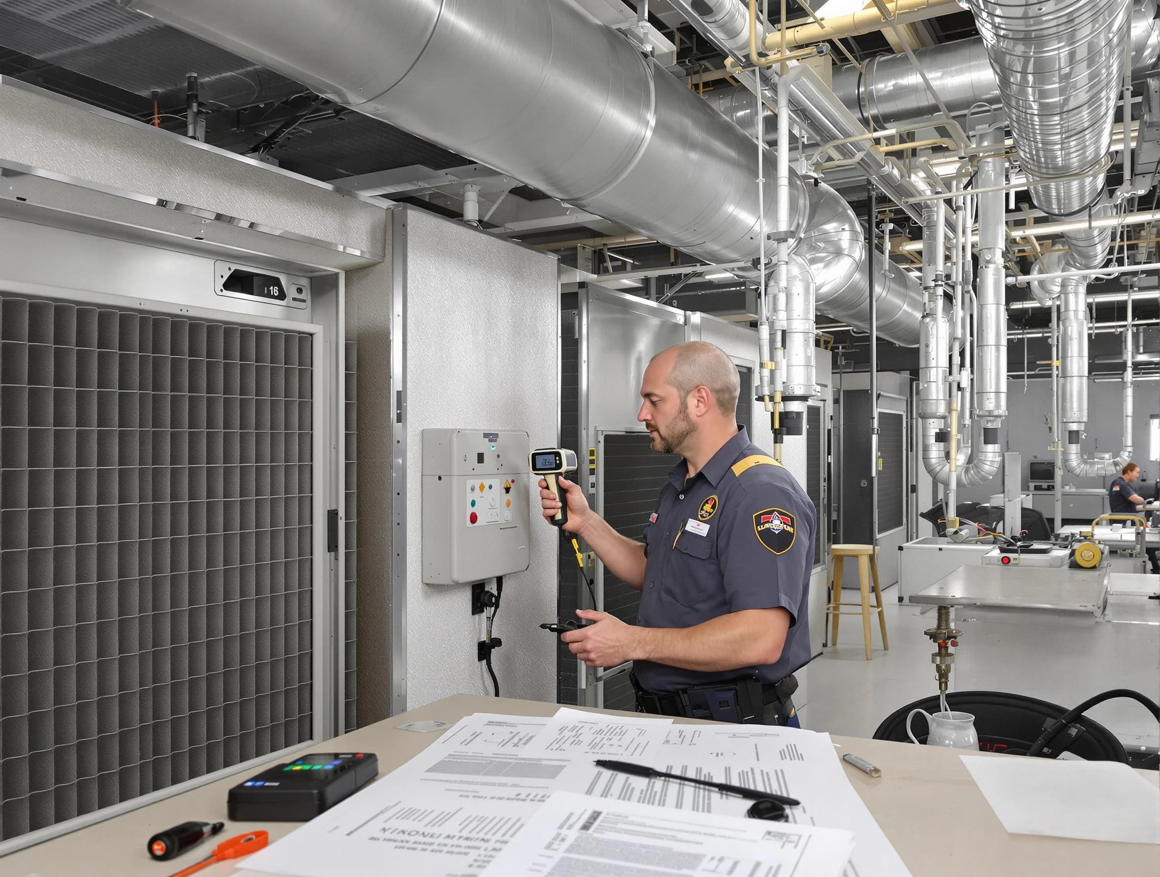 Professional filter system inspection by Derby Air Duct Cleaning in Derby