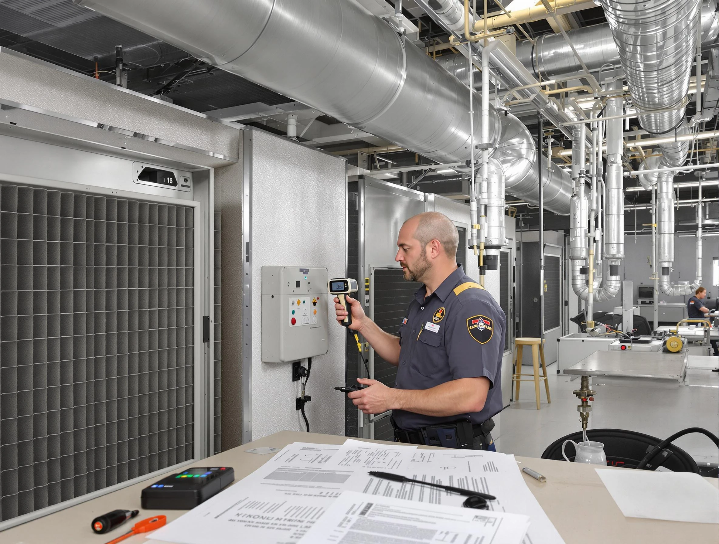 Professional filter system inspection by Derby Air Duct Cleaning in Derby