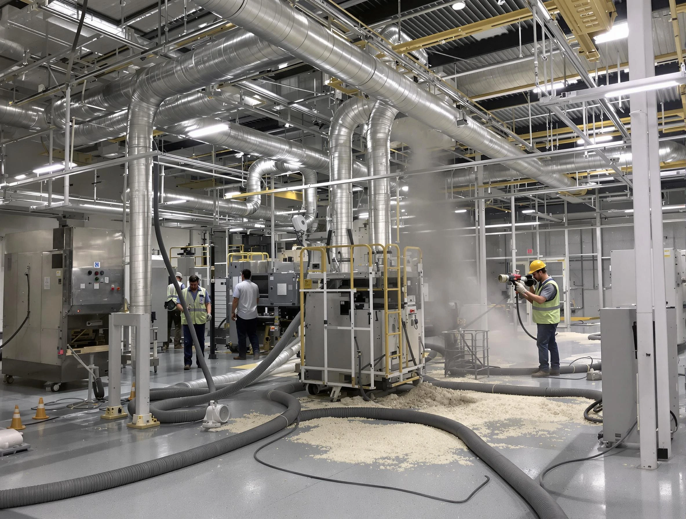 Heavy-duty industrial duct cleaning by Derby Air Duct Cleaning in Derby